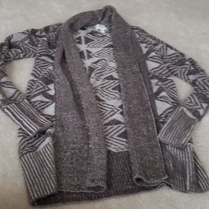 St. John's Bay Aztec Cardigan Sweater Small